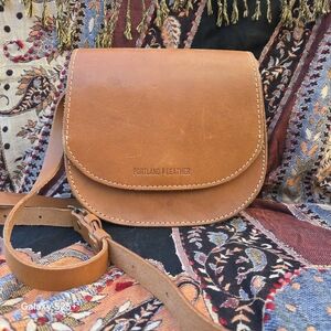 Portland Leather Goods Tan Retro Collection Saddle Bag *Retired*